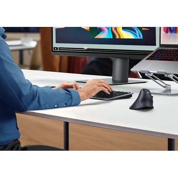 Ergonomische kabellose optische Maus, Ugreen MU008mini, Bluetooth 5.0 und 2.4 GHz USB, Schwarz