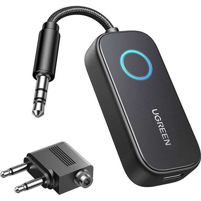 Bluetooth-Transmitter/Receiver 5.4 mit Mini-Klinke 3,5 mm TX/RX, Ugreen CM671, Schwarz