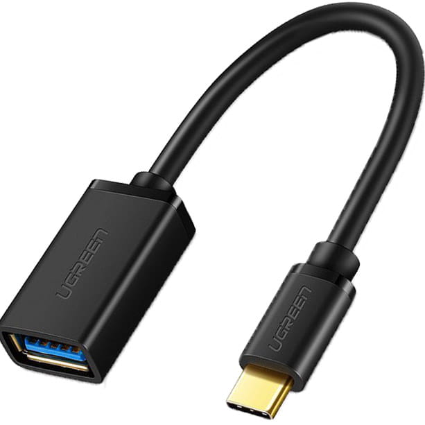 Kabel/ Adapter Ugreen OTG USB-A Buchse 3.0 zu USB-C Stecker, Schwarz