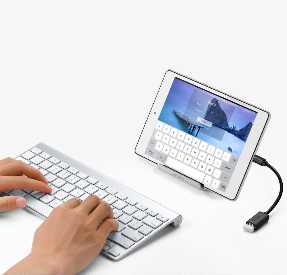 Kabel/ Adapter Ugreen OTG USB-A Buchse 3.0 zu USB-C Stecker, Schwarz