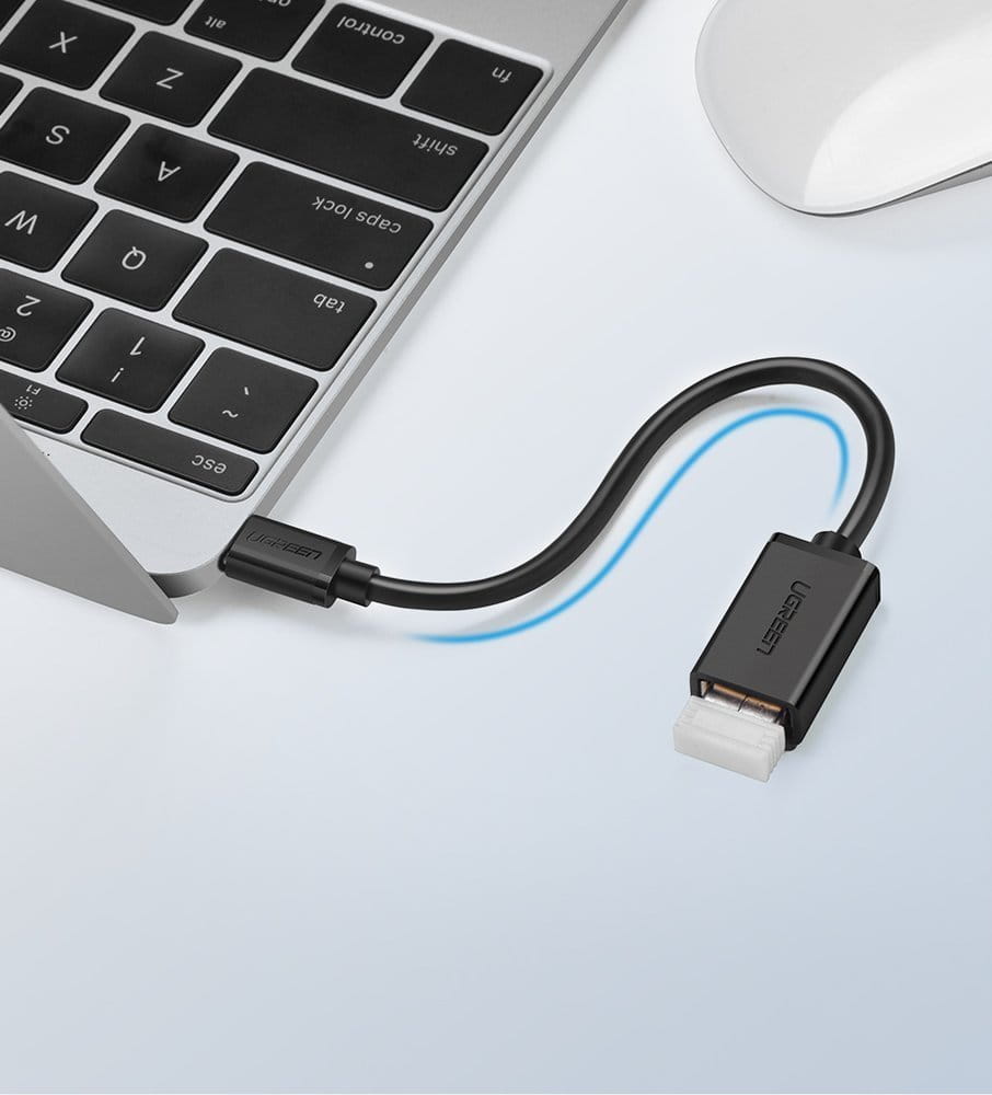 Kabel/ Adapter Ugreen OTG USB-A Buchse 3.0 zu USB-C Stecker, Schwarz