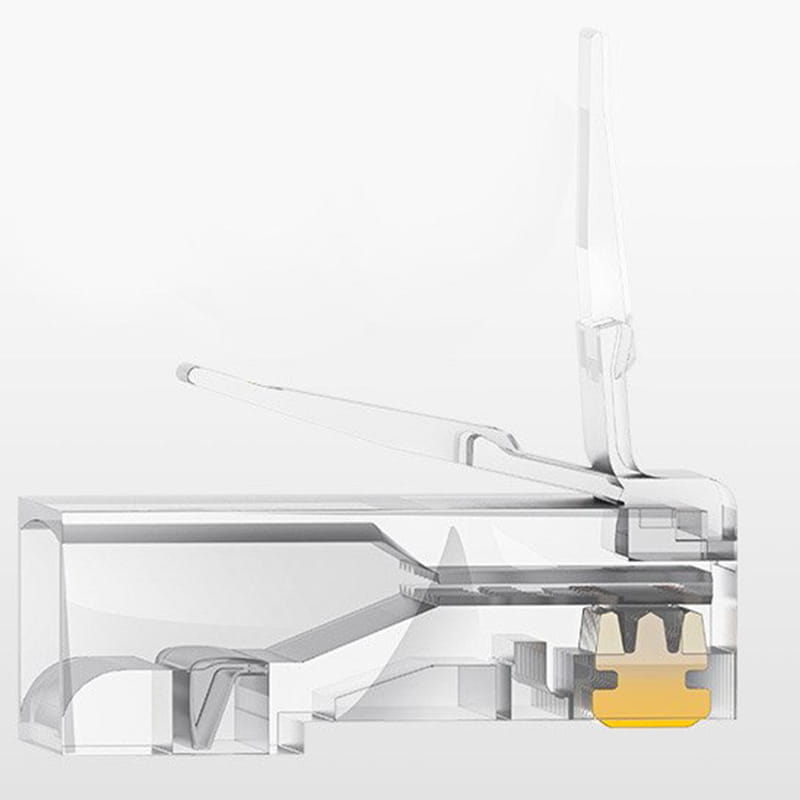 Stecker RJ45, Cat 6, Ugreen, 100 Stück, Transparent