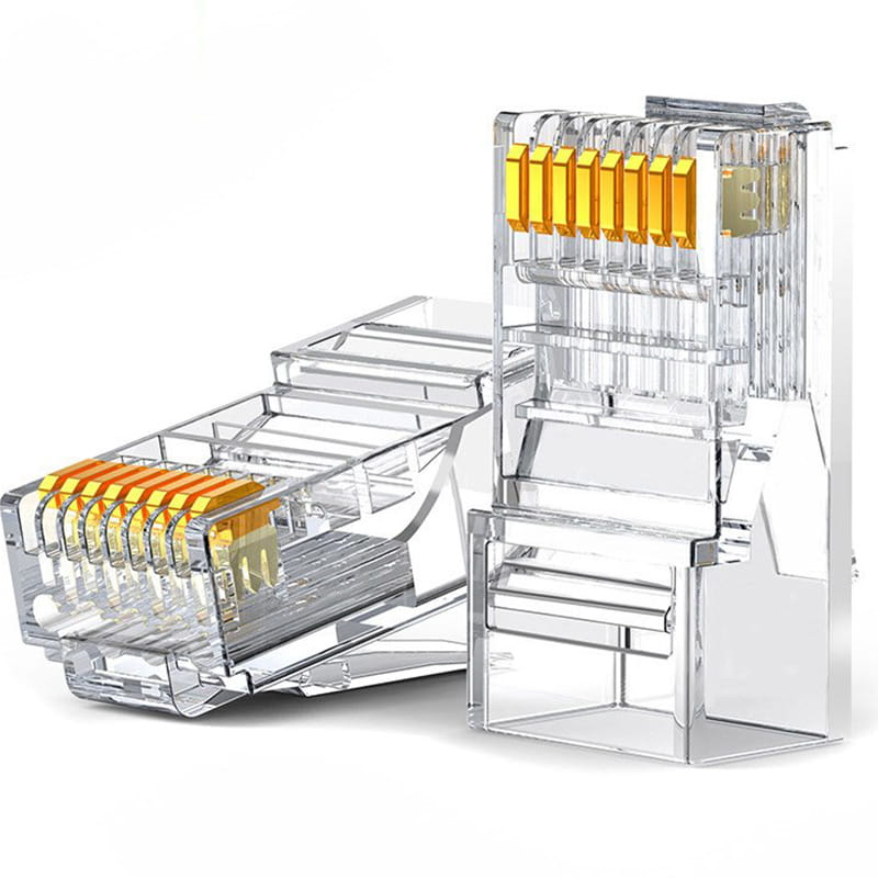 Stecker RJ45, Cat 6, Ugreen, 10 Stück, Transparent