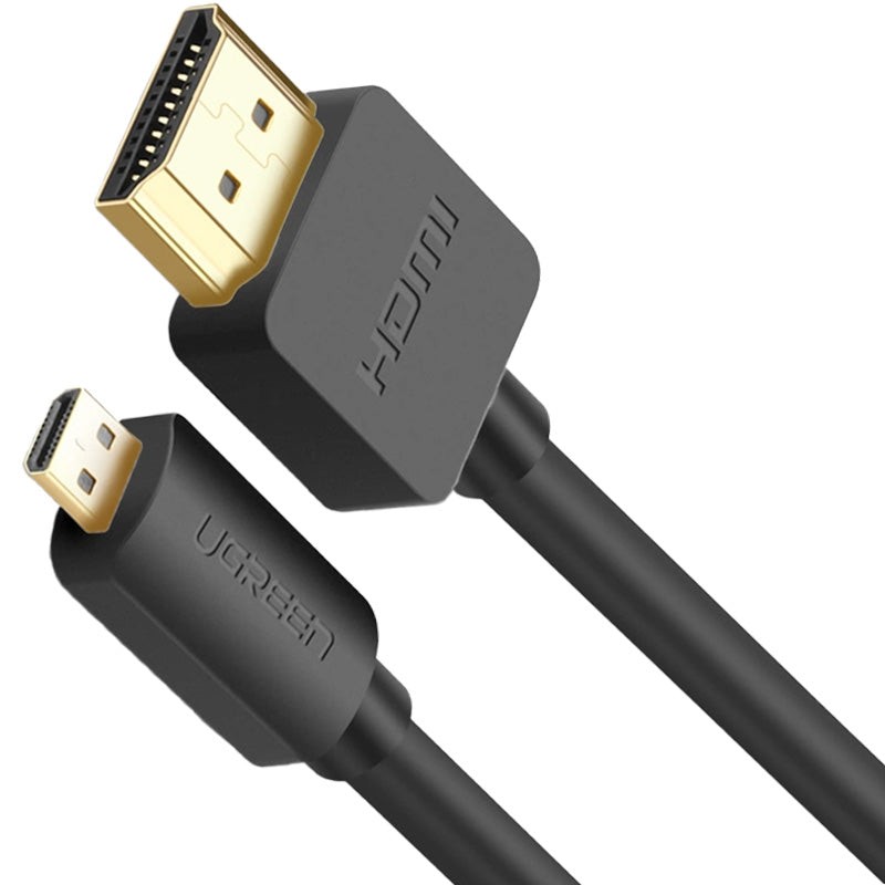 Kabel Ugreen HD127 micro HDMI - HDMI 2.0, 4k 60Hz, 2m, Schwarz
