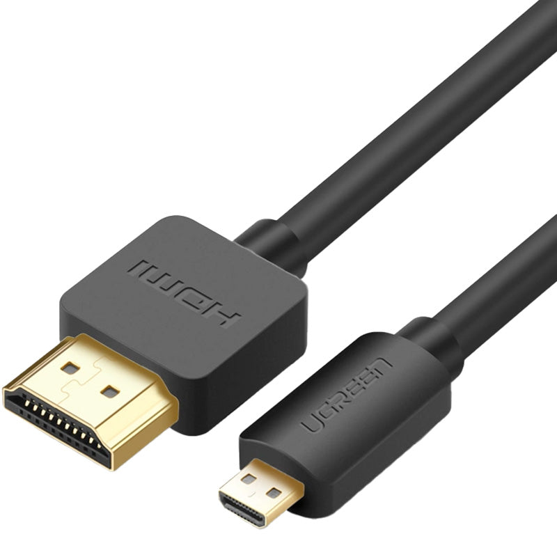 Kabel Ugreen HD127 micro HDMI - HDMI 2.0, 4k 60Hz, 2m, Schwarz