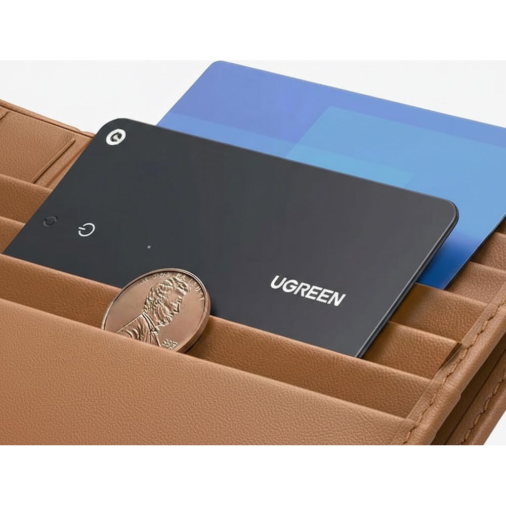 Bluetooth-Ortungsgerät / Tracker auf Bluetooth, Karte für Apple My Find, Ugreen Smart Finder CM817, Schwarz