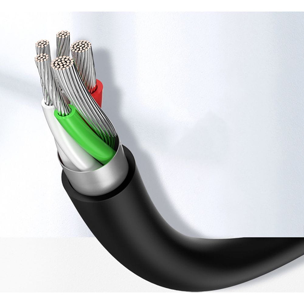 Kabel USB-A zu USB-C, Ugreen US287, QC 3.0, 3A, 0,25 m, Schwarz