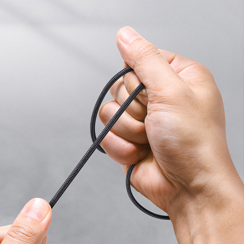 Abgewinkeltes Kabel (90°) USB-A zu USB-C, Ugreen US385, 5Gb/s, 3A, 1m, Schwarz