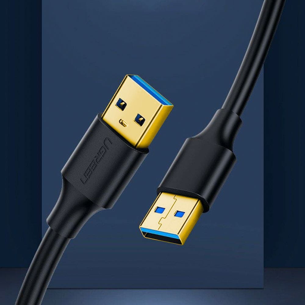 Kabel Ugreen USB 3.2 / USB-A (Typ A Stecker), 5 Gbps, 1 m, Schwarz