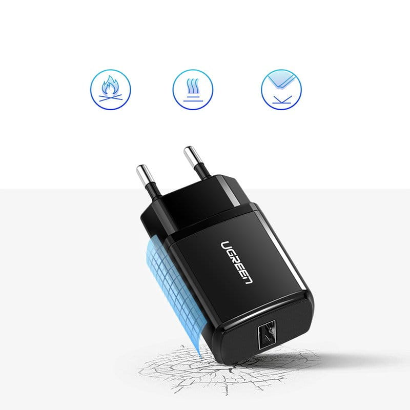 Ladegerät USB-A, Ugreen, 10W, 2A, Schwarz