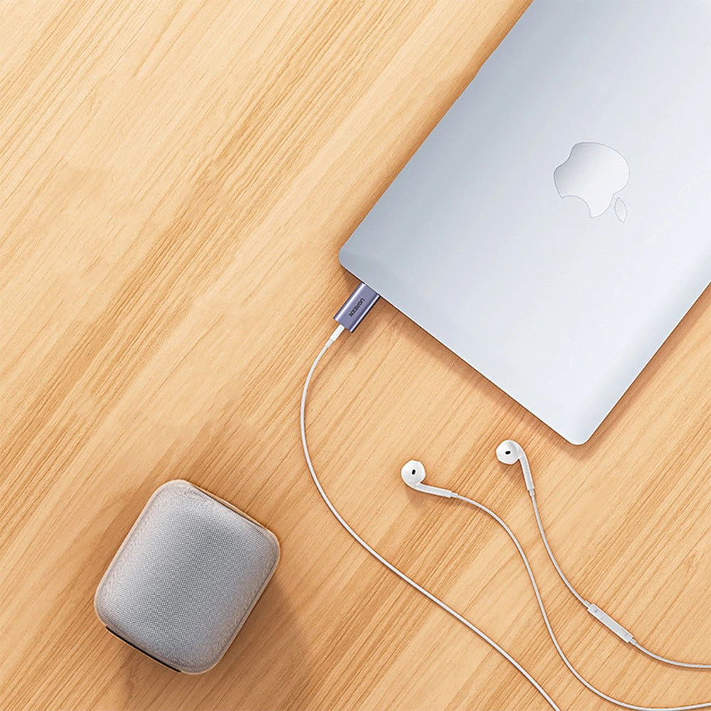 Externe Soundkarte / Audio-Adapter Ugreen CM383 USB-A 2.0 für mini jack 3,5 mm, Grau