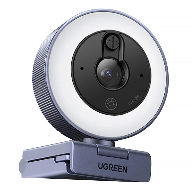 Ugreen CM910 Webcam mit Mikrofon für Laptops, 2K, 30 FPS, USB, LED