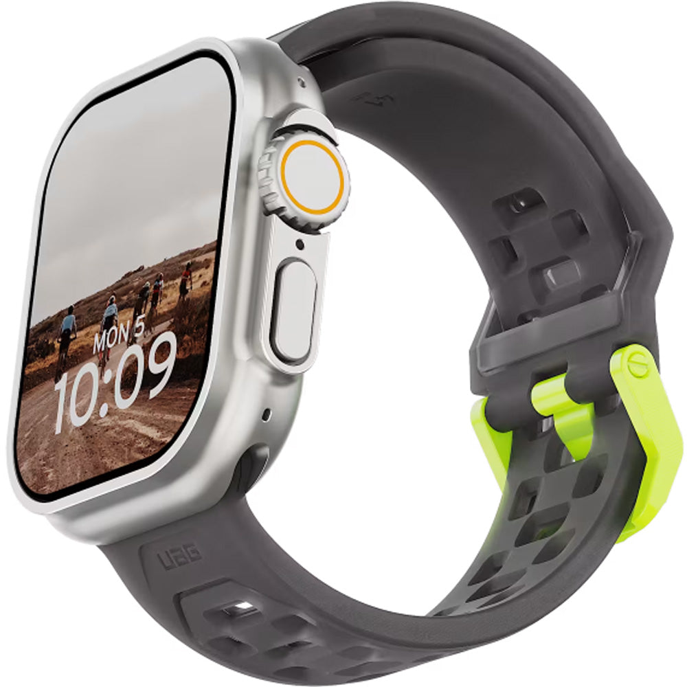 Armband für Apple Watch 49/46/45/44 mm, Urban Armor Gear UAG Civilian, Rauchfarben
