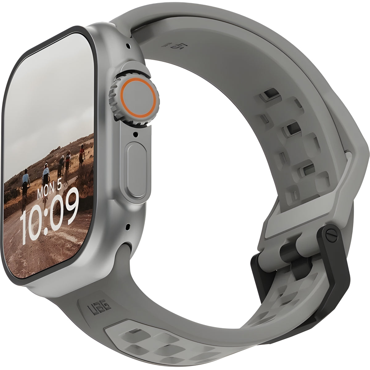 Armband für Apple Watch 49/46/45/44 mm, UAG Civilian, Grau