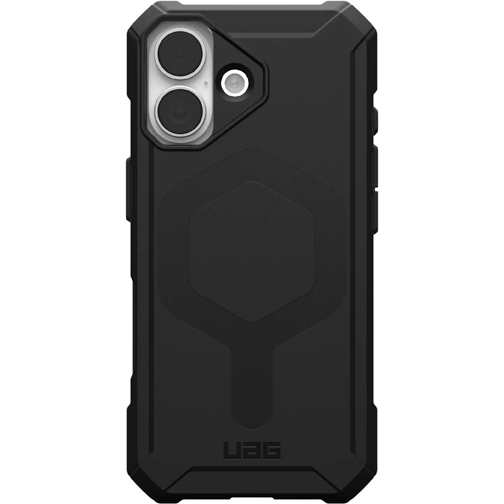 Handyhülle für iPhone 17, Urban Armor Gear Essential Armor Mag, Transluzent mit Schwarz