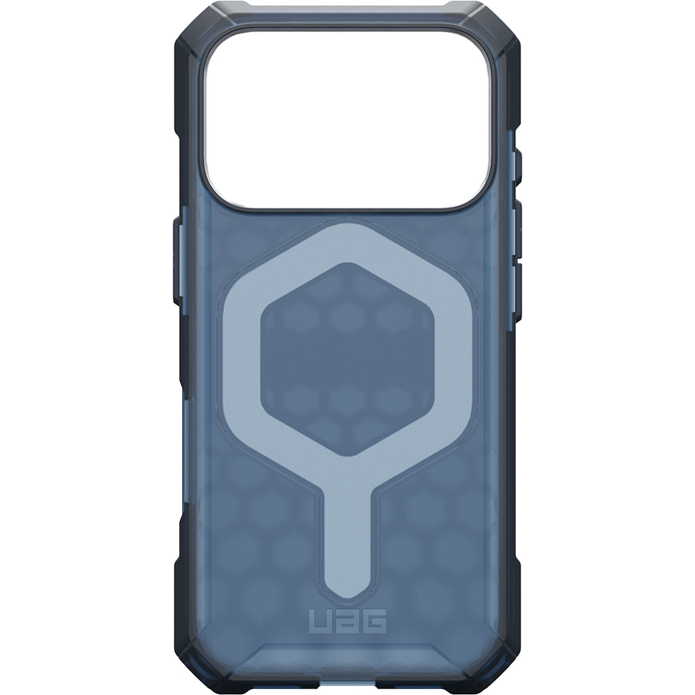 Handyhülle für iPhone 18 Pro / 17 Pro, UAG Essential Armor Mag, Transluzent mit Blau
