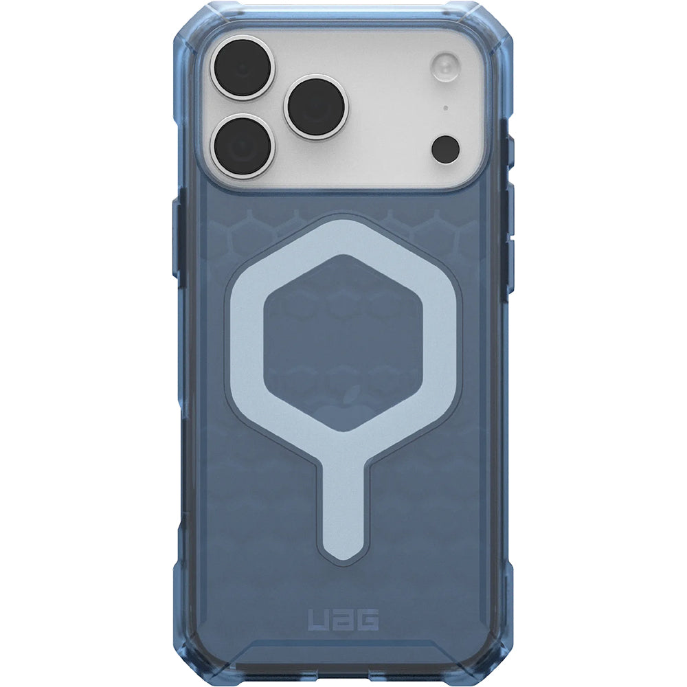 Handyhülle für iPhone 18 Pro Max / 17 Pro Max, UAG Essential Armor Mag, Transluzent mit Blau