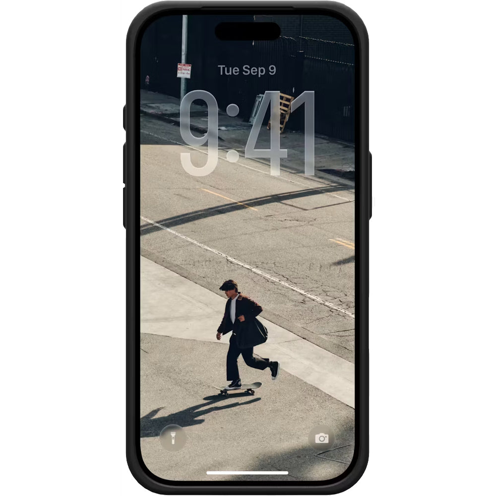 Handyhülle für iPhone 17 Pro, Urban Armor Gear UAG Fibr Armr MagSafe, Schwarz / Braun