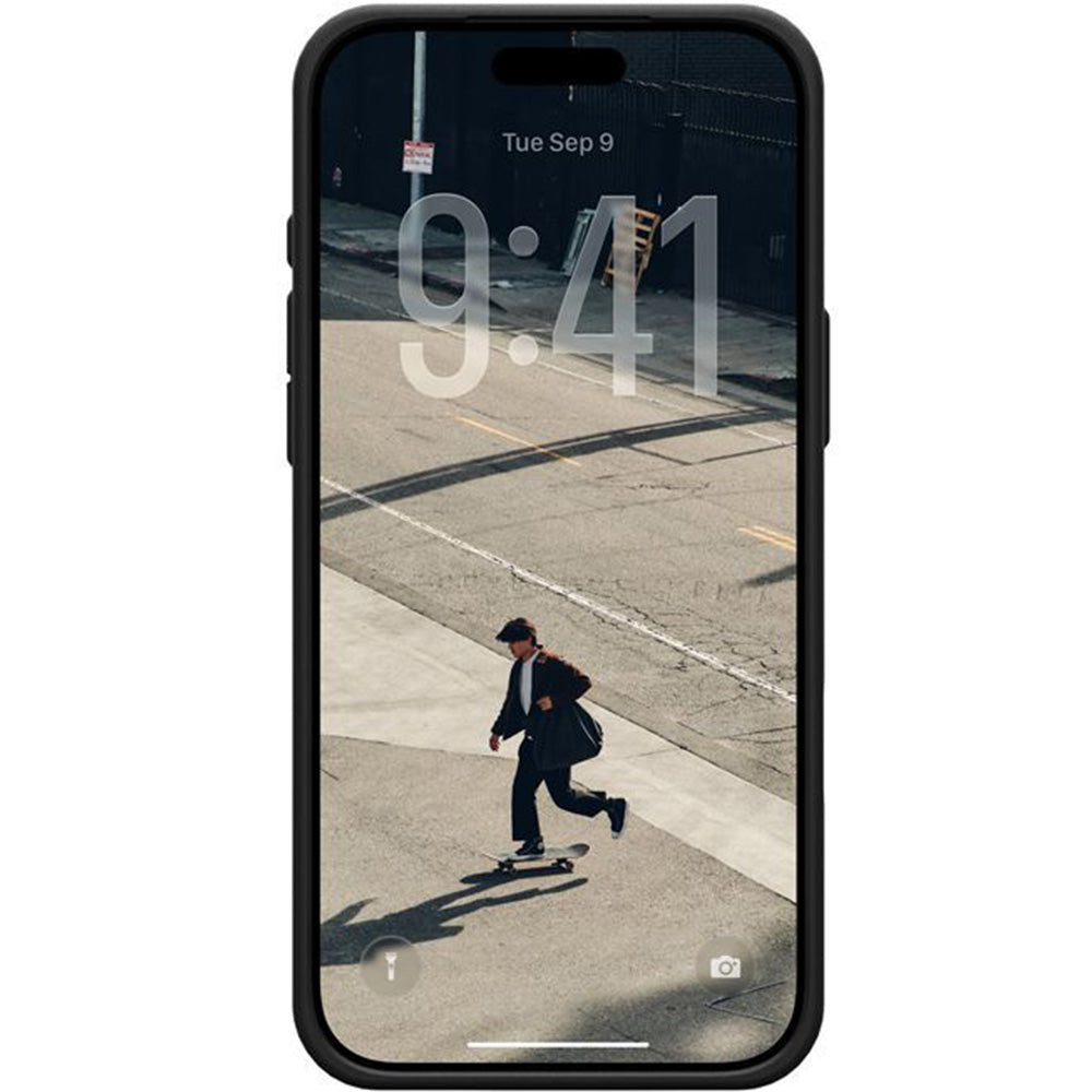 Handyhülle für iPhone 17 Pro Max, Urban Armor Gear UAG Fibr Armr MagSafe, Schwarz / Braun