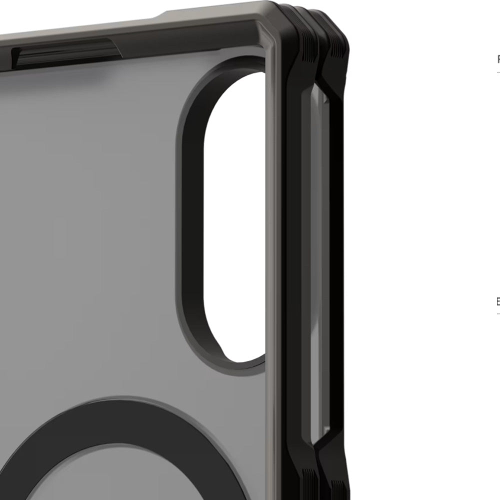 Handyhülle für Galaxy Z Fold8, UAG Mouve XTE mit MagSafe, Durchscheinend mit Schwarzen Rahmen (10/13)