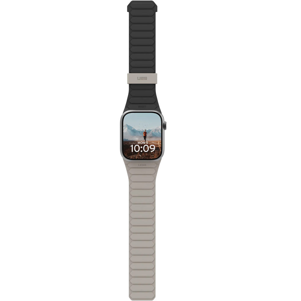 Armband für Apple Watch 49/46/45/44 mm, UAG Pathfinder, Schwarz-Grau