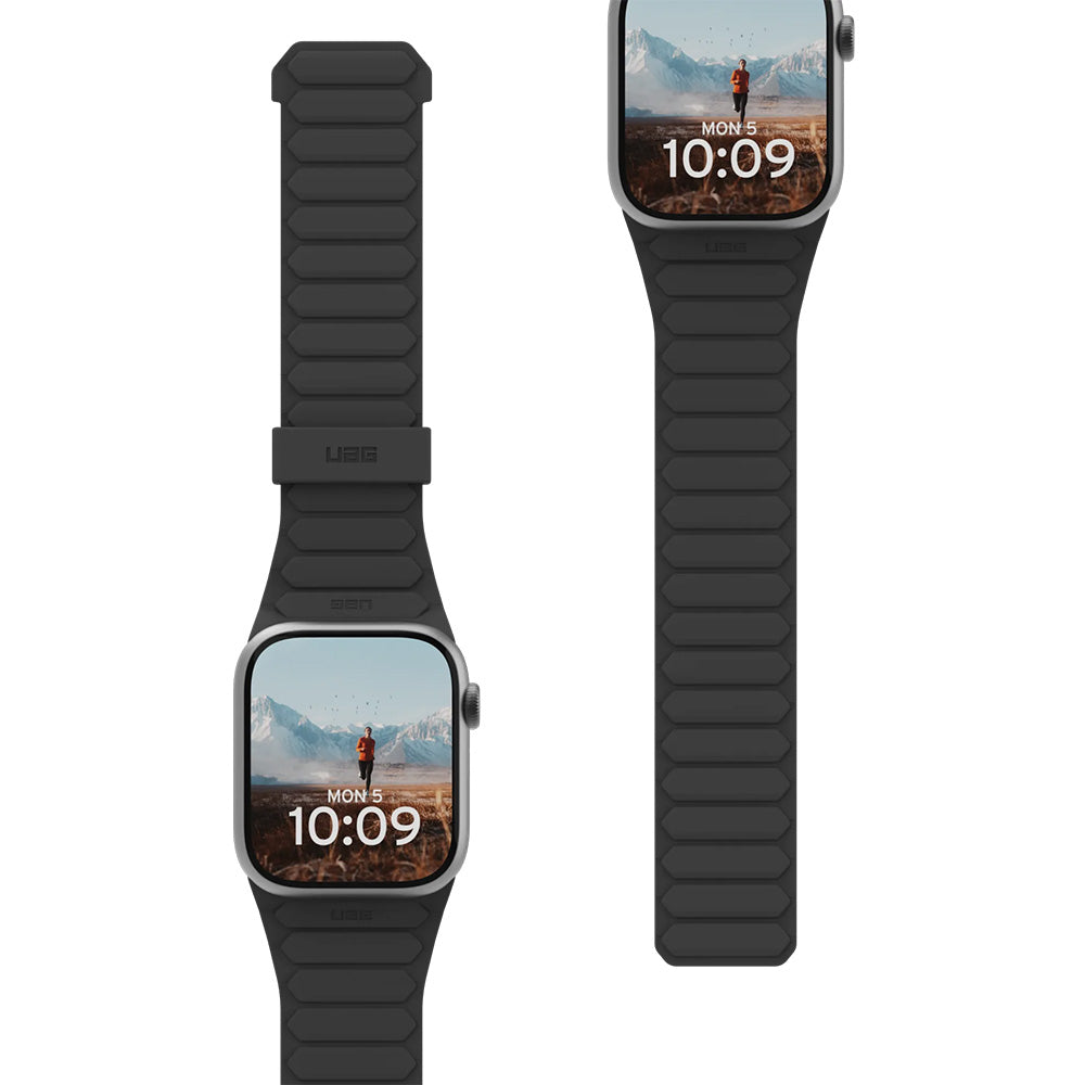 Armband für Apple Watch 49/46/45/44 mm, UAG Pathfinder, Schwarz-Grau