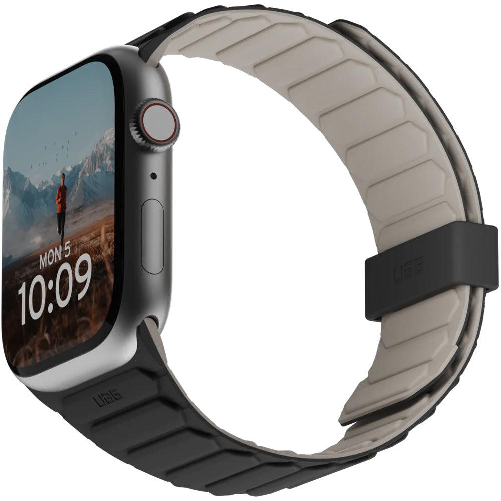 Armband für Apple Watch 49/46/45/44 mm, UAG Pathfinder, Schwarz-Grau