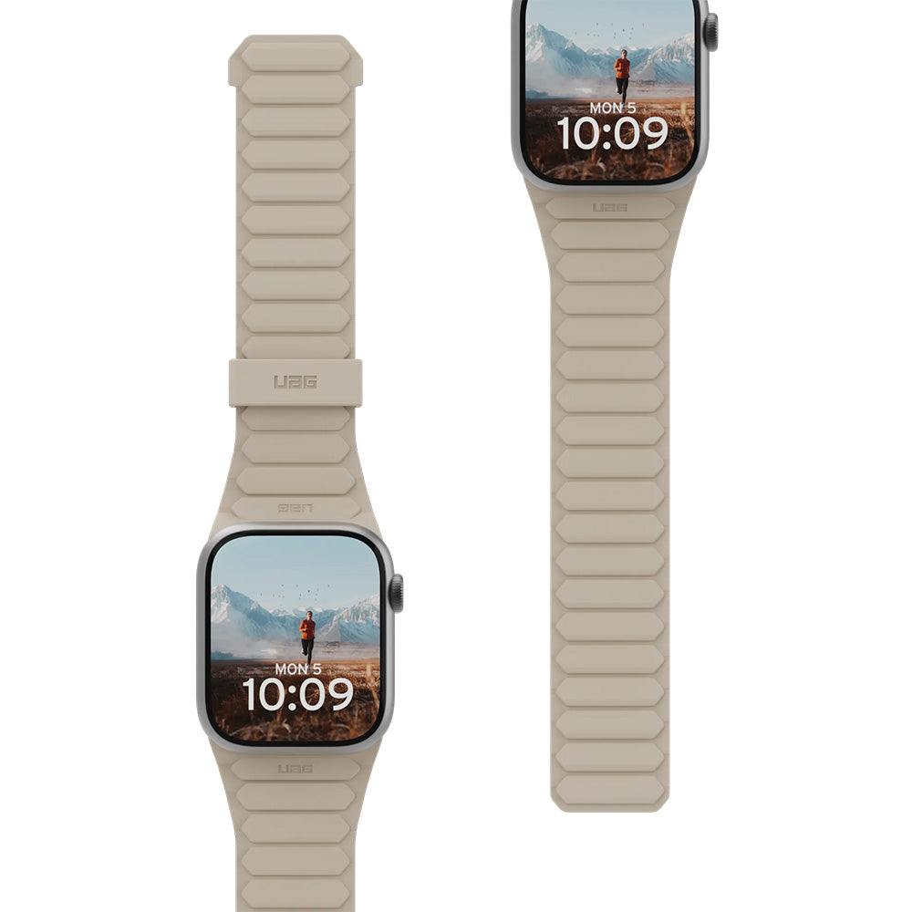 Armband für Apple Watch 49/46/45/44 mm, UAG Pathfinder, Blau-Beige