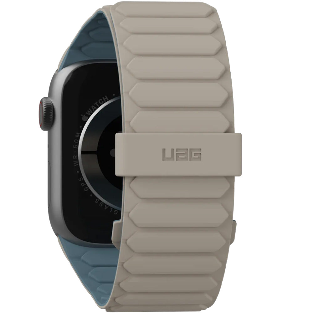 Armband für Apple Watch 49/46/45/44 mm, UAG Pathfinder, Blau-Beige