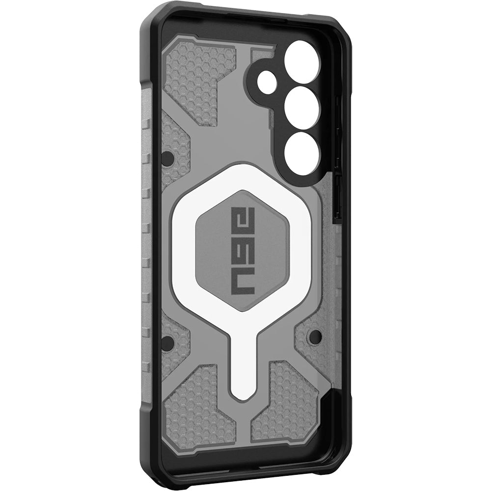 Handyhülle für Galaxy S25 FE, Urban Armor Gear Pathfinder Clear Magnet, Grau-Schwarz