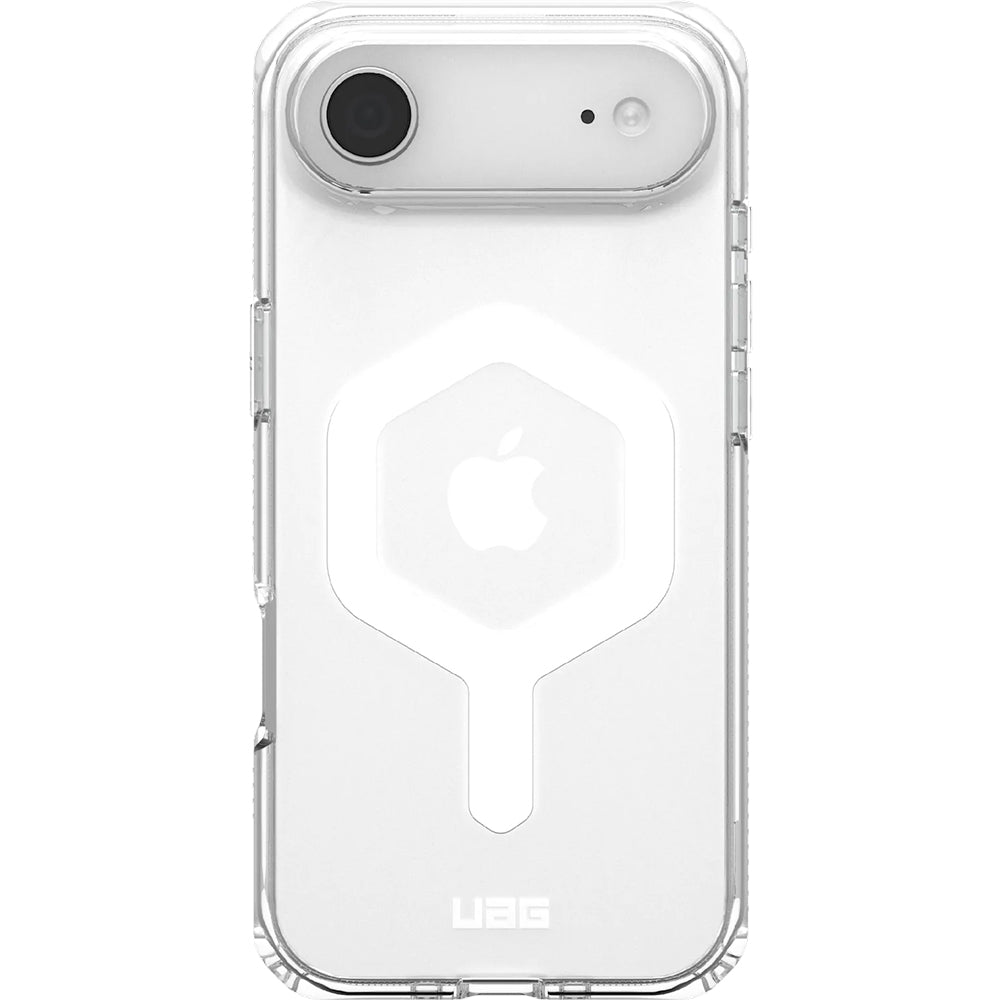 Handyhülle für iPhone Air, Urban Armor Gear Plyo Mag mit MagSafe, Transparent und Weiß