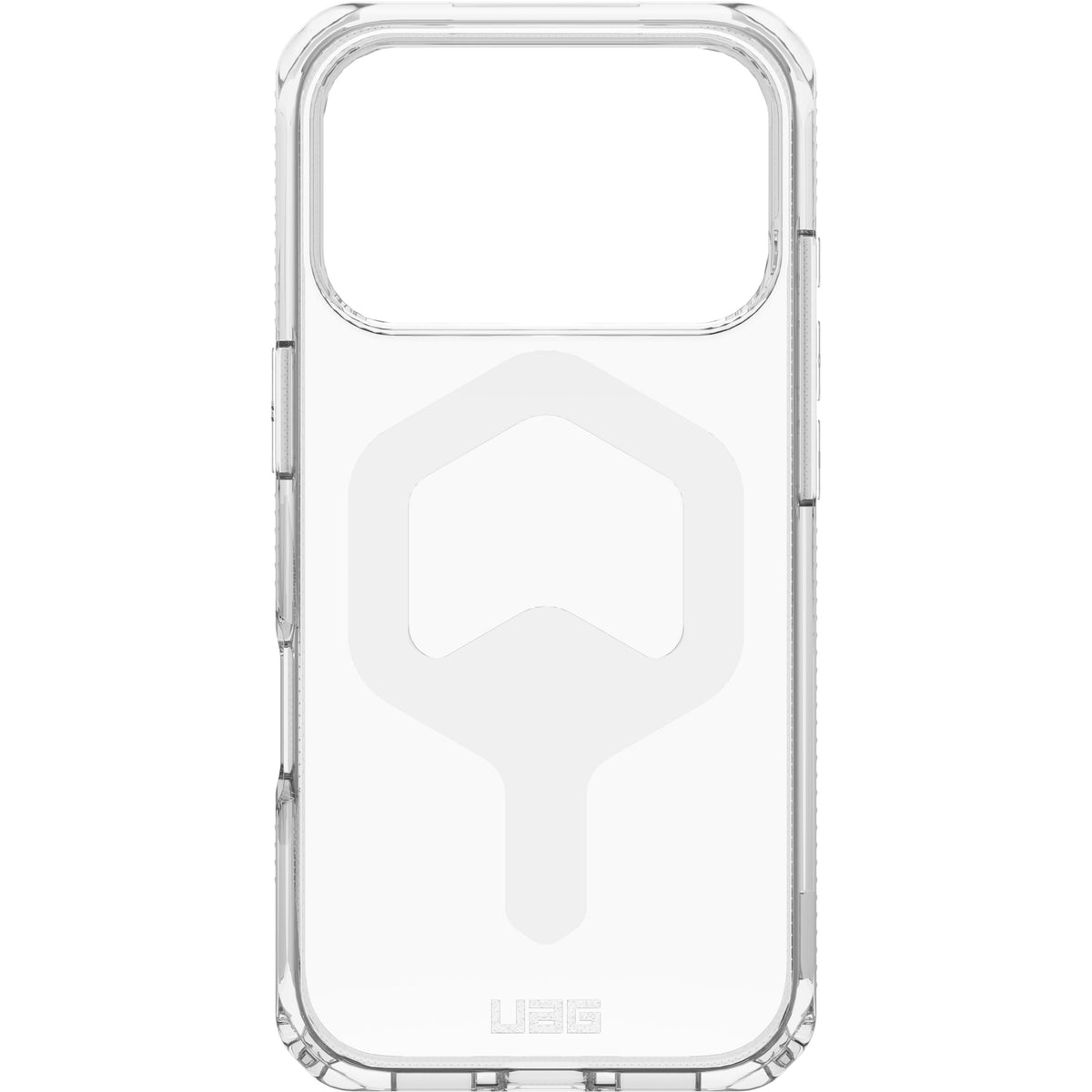 Handyhülle für iPhone 17, Urban Armor Gear Plyo Mag mit MagSafe, Transparent und Weiß