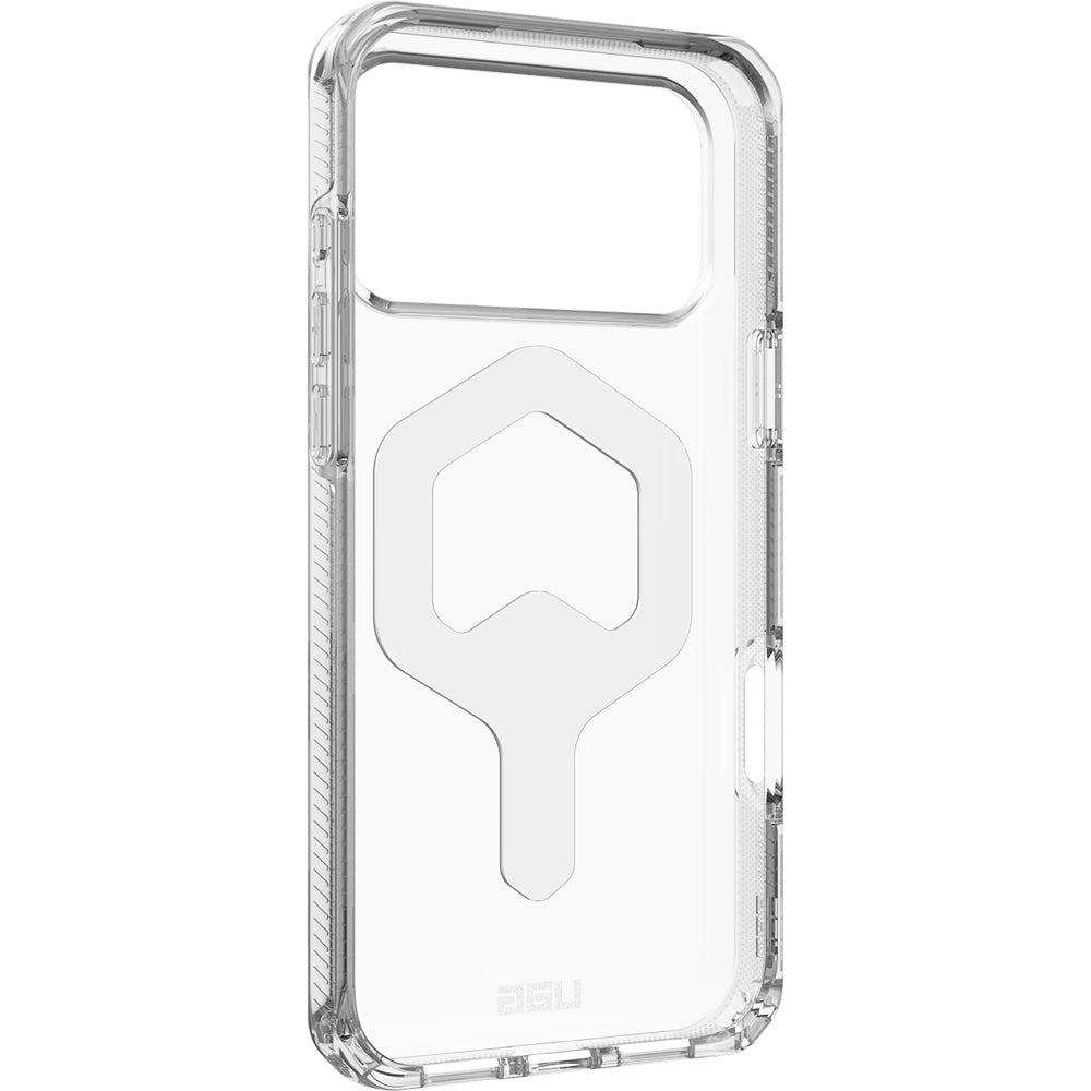 Handyhülle für iPhone 18 Pro Max / 17 Pro Max, UAG Plyo Mag mit MagSafe, Transparent und Silbern