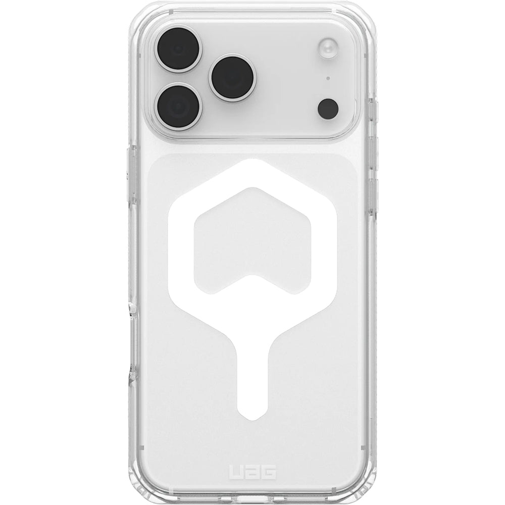 Handyhülle für iPhone 18 Pro Max / 17 Pro Max, UAG Plyo Mag mit MagSafe, Transparent und Weiß