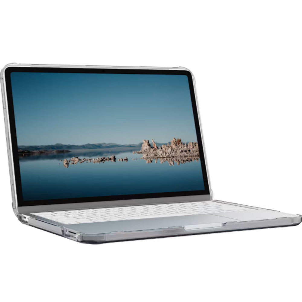 Hülle für MacBook Neo 13" A18 Pro 2026, Urban Armor Gear Plyo, Transparent-Schwarz