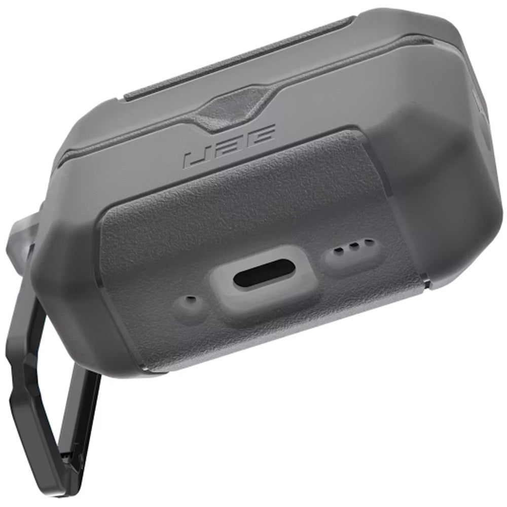 Hülle für Apple AirPods Pro 3, UAG Scout, Durchscheinend-Grau