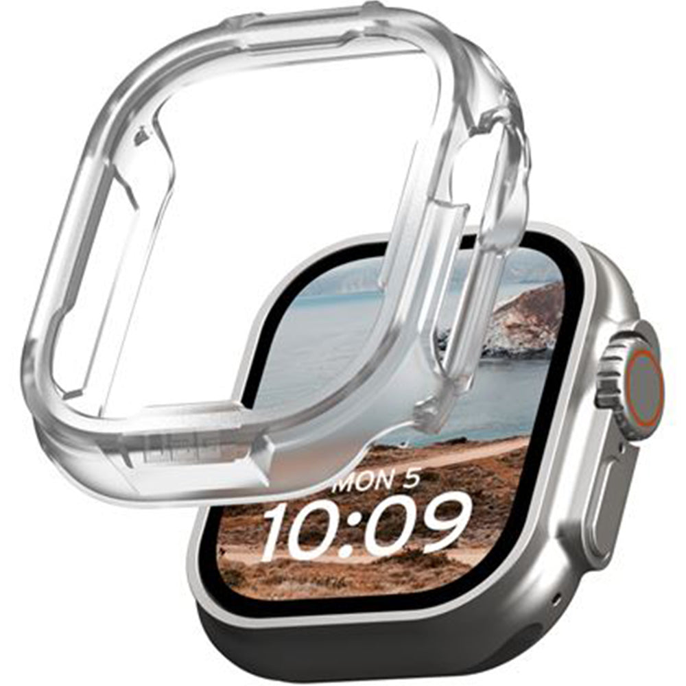 Hülle für Apple Watch Ultra 3/2/1 49 mm, Urban Armor Gear Scout, Transparent