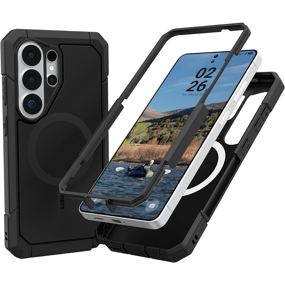 Handyhülle für Galaxy S26 Ultra, Urban Armor Gear Trooper Mag, Schwarz