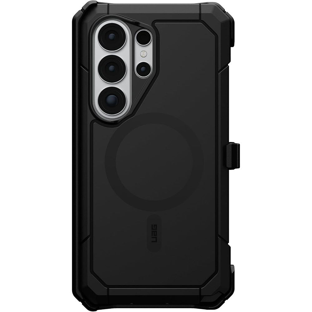 Robuste Handyhülle für Galaxy S26 Ultra mit Gürtelclip und MagSafe, Urban Armor Gear Trooper, Schwarz