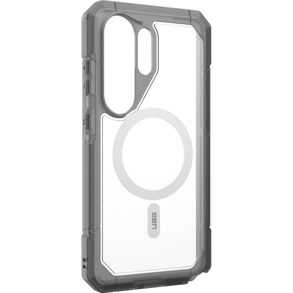 Handyhülle für Galaxy S26 Ultra, Urban Armor Gear Trooper Mag, Transparent/Weiß/Titan