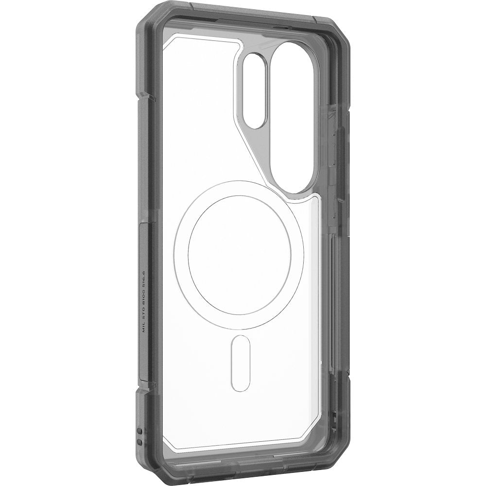 Handyhülle für Galaxy S26 Ultra, Urban Armor Gear Trooper Mag, Transparent/Weiß/Titan