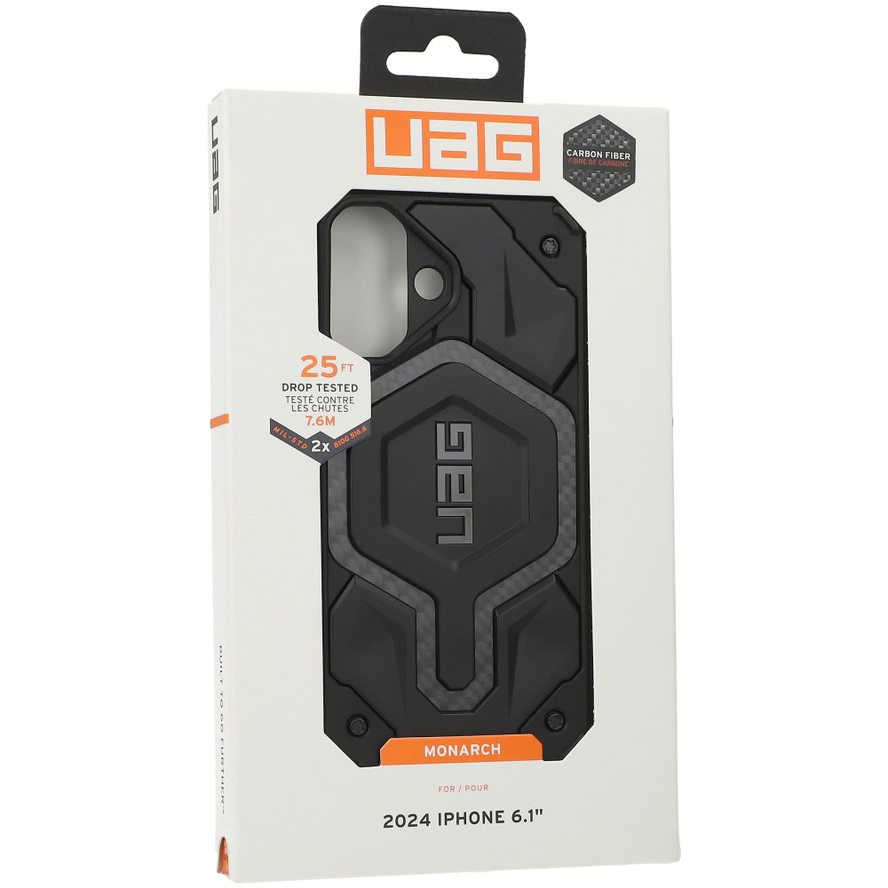 Handyhülle für iPhone 16, UAG Monarch, Schwarz