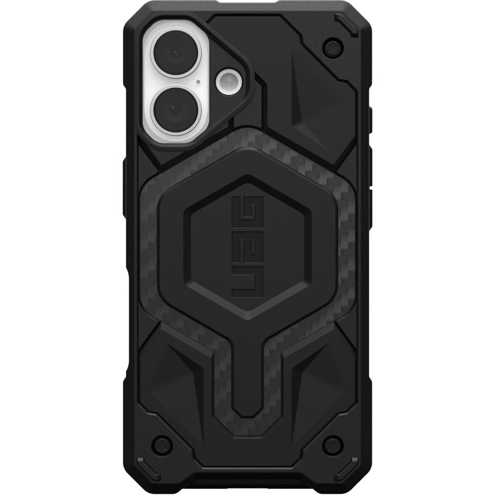 Handyhülle für iPhone 16, Urban Armor Gear UAG Monarch, Schwarz