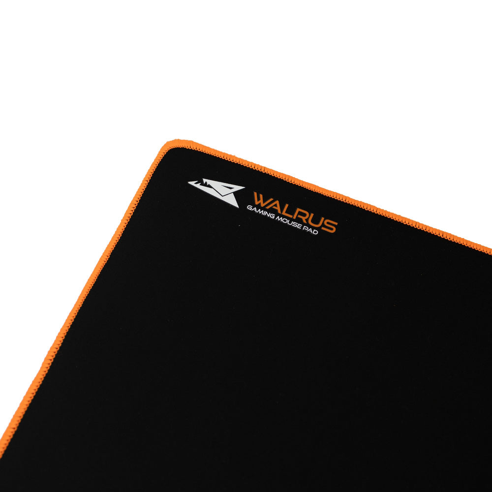 Gaming-Mauspad 400 x 300 mm, Baracuda WALRUS L, Schwarz-Orange
