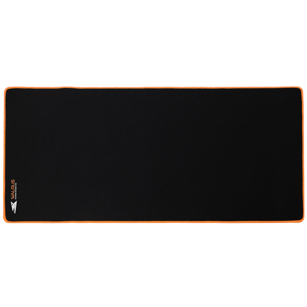 Gaming-Mauspad 800 x 400 mm, Baracuda WALRUS XL, Schwarz-Orange