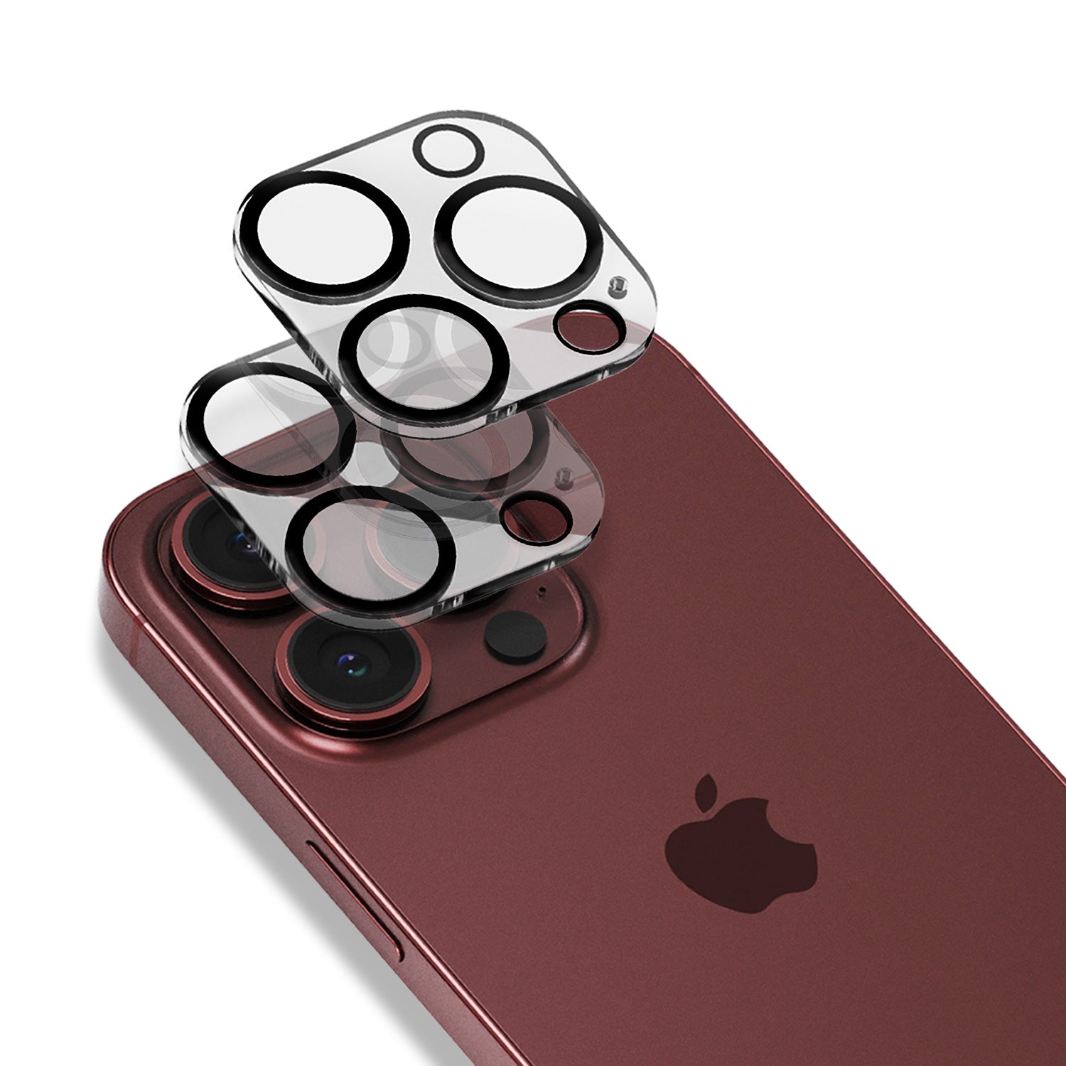 Kameraschutzglas für iPhone 16 Pro / Max, Whitestone CLenZ Camera Protector, 1 Stück (1/2)