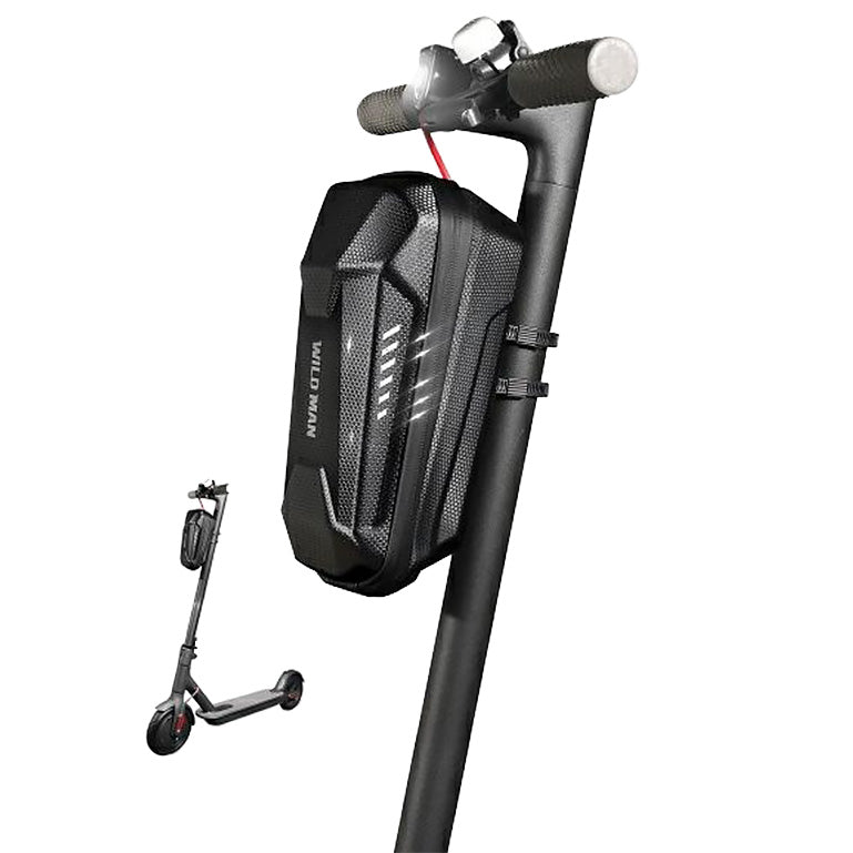 Lenker-/Gepäckträgertasche für Elektroroller, Wildman ES8X Max 4L, Schwarz