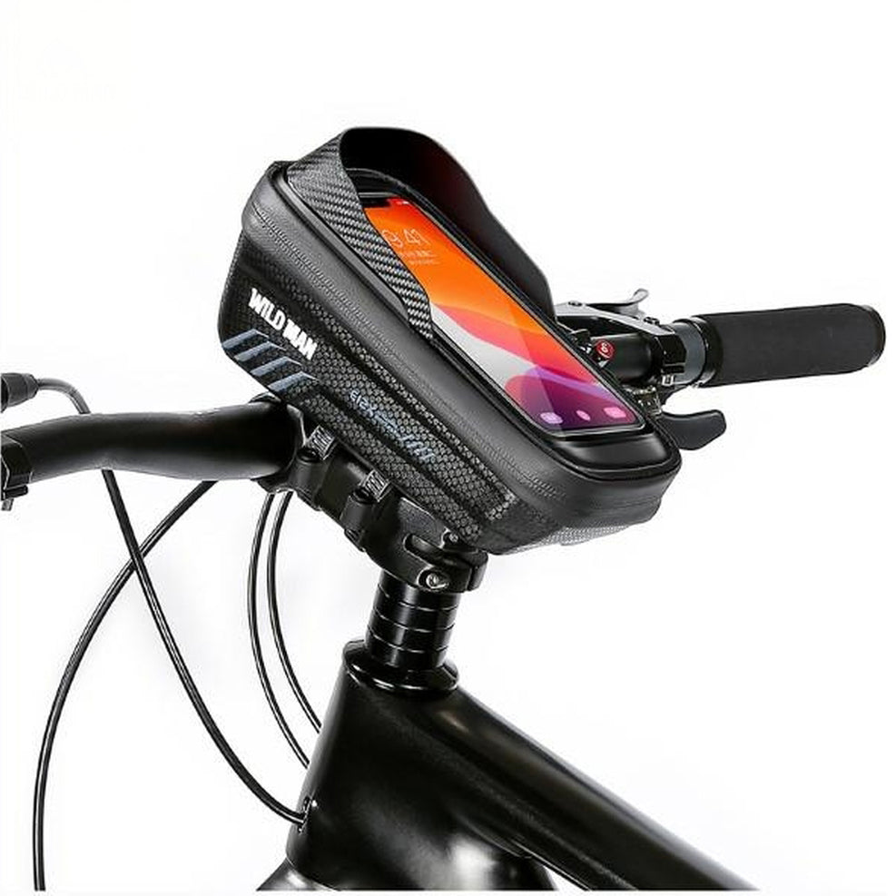 Fahrradhalterung, Rahmentasche Wildman M E12X, Schwarz