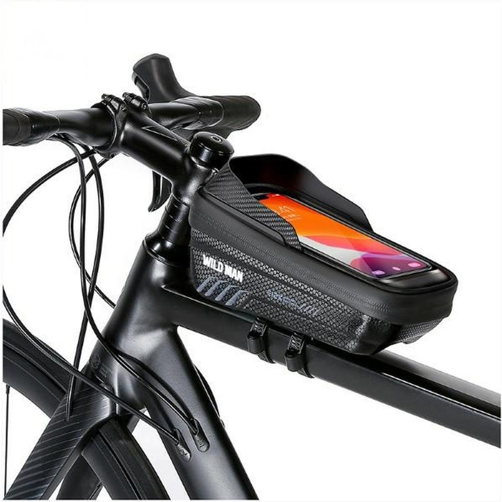 Fahrradhalterung, Rahmentasche Wildman M E12X, Schwarz