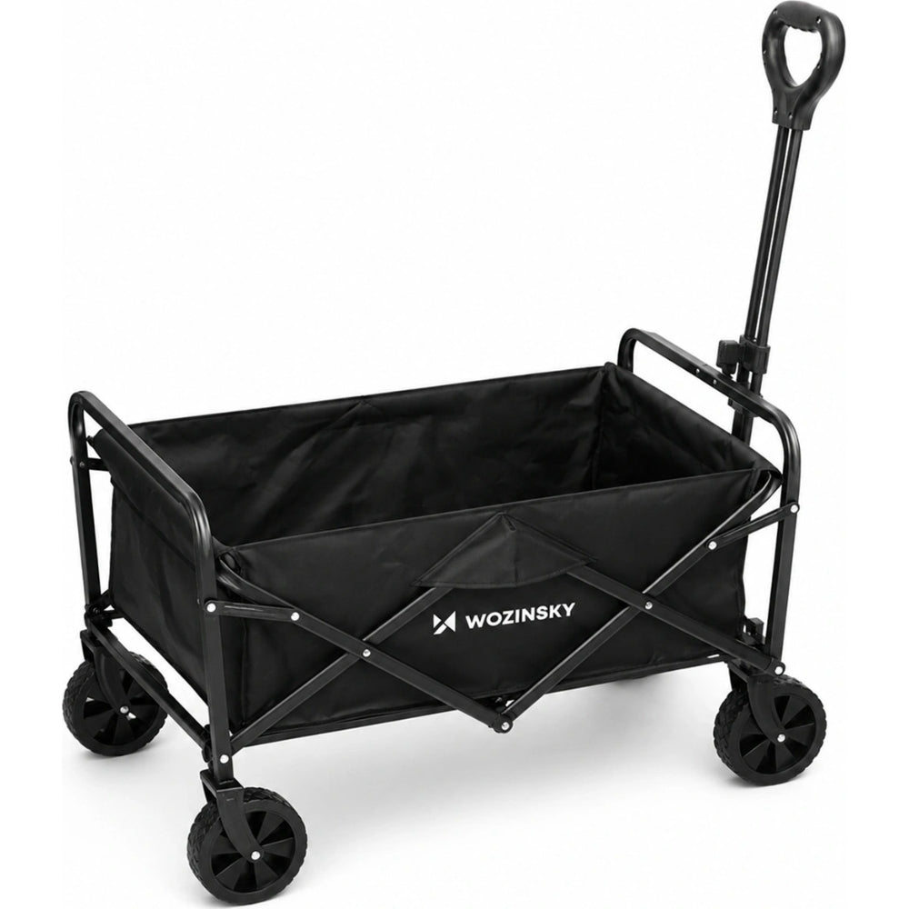 Strand- Reise- und Gartenwagen Wozinsky WZP-80 mit Sicherheitsnetz, bis 80 kg, Schwarz